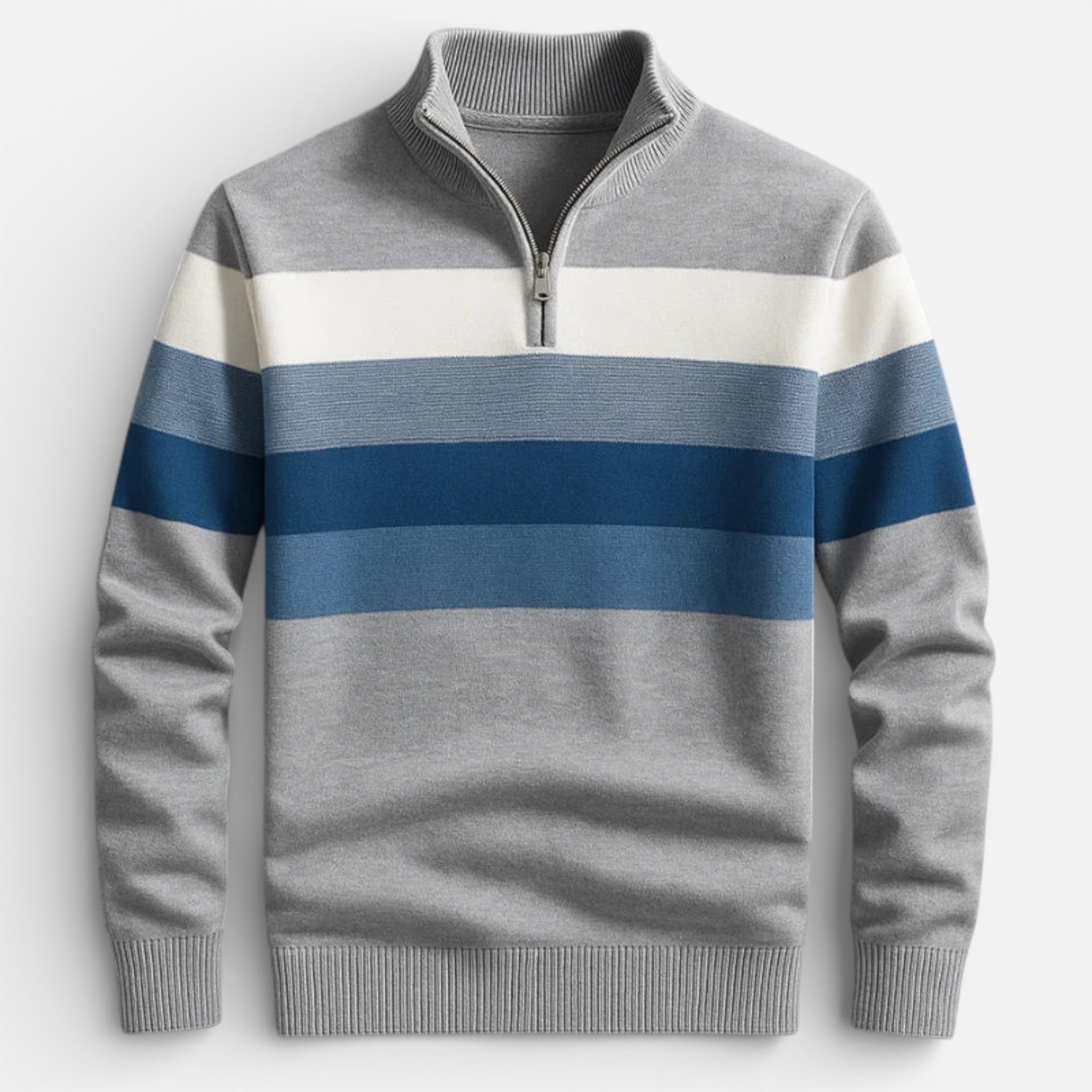 Clivou | Pull rayé Homme – Coton Riviera