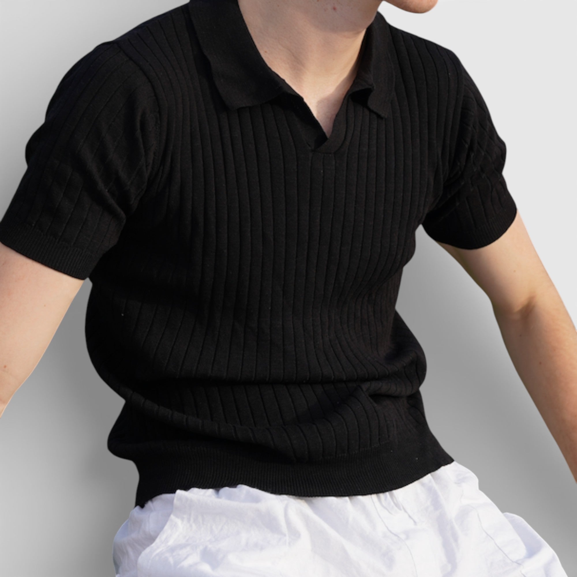 Clivou | Polo Homme Slim Côtelé en Coton Raffiné