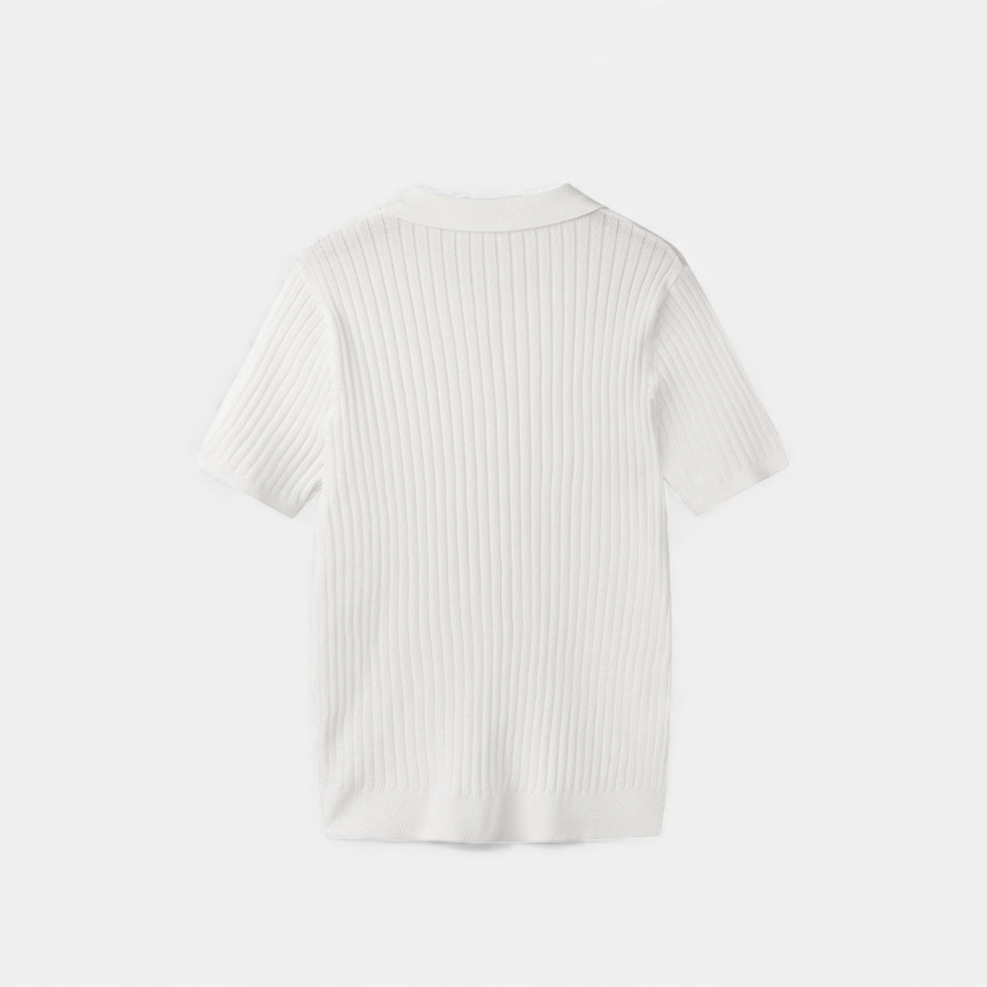 Clivou | Polo Homme Tricoté Structure Verticale