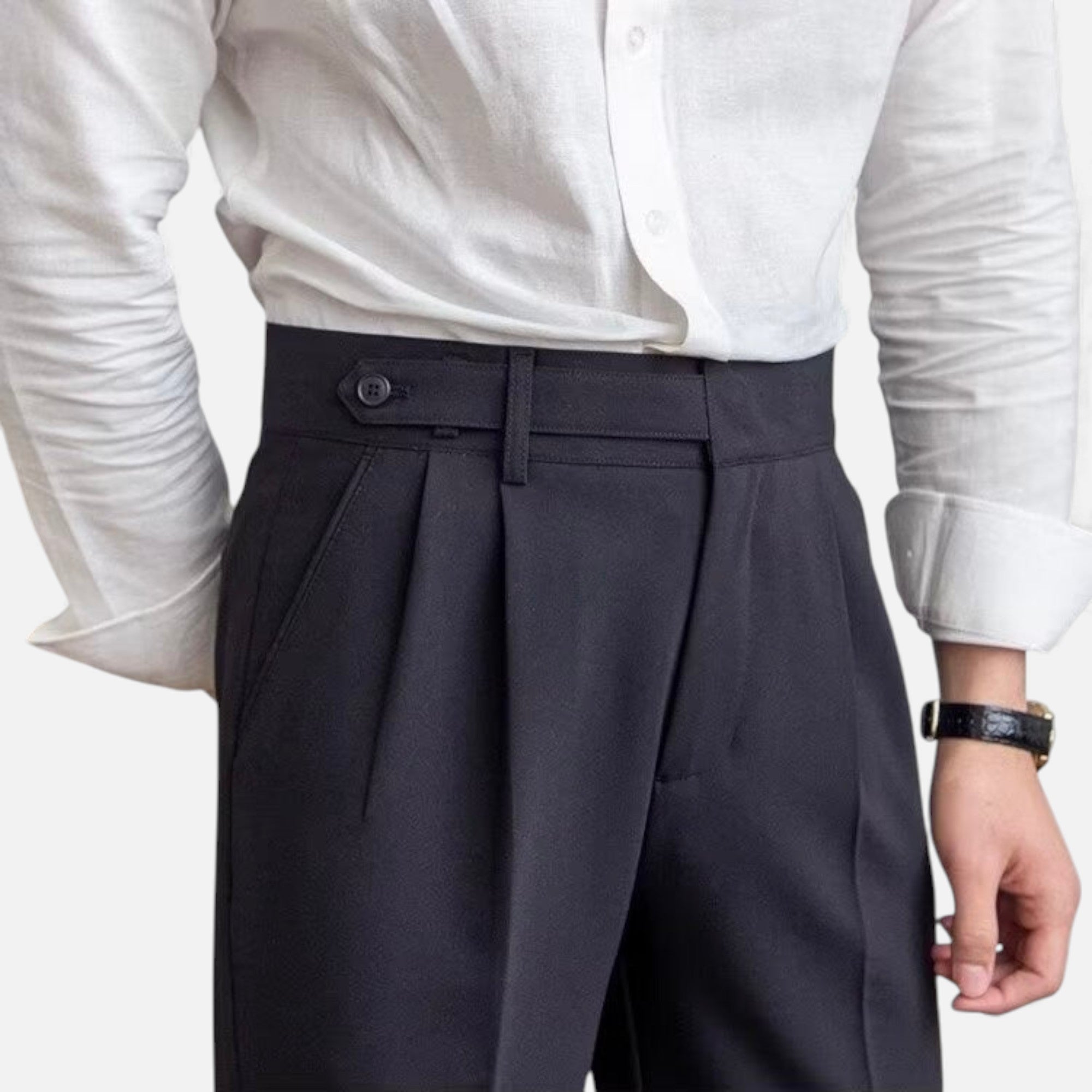 Clivou | Pantalon Homme Taille Mi-Haute