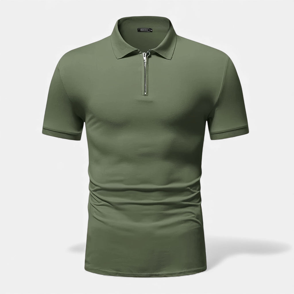 Clivou | Polo Homme à Col Zippé