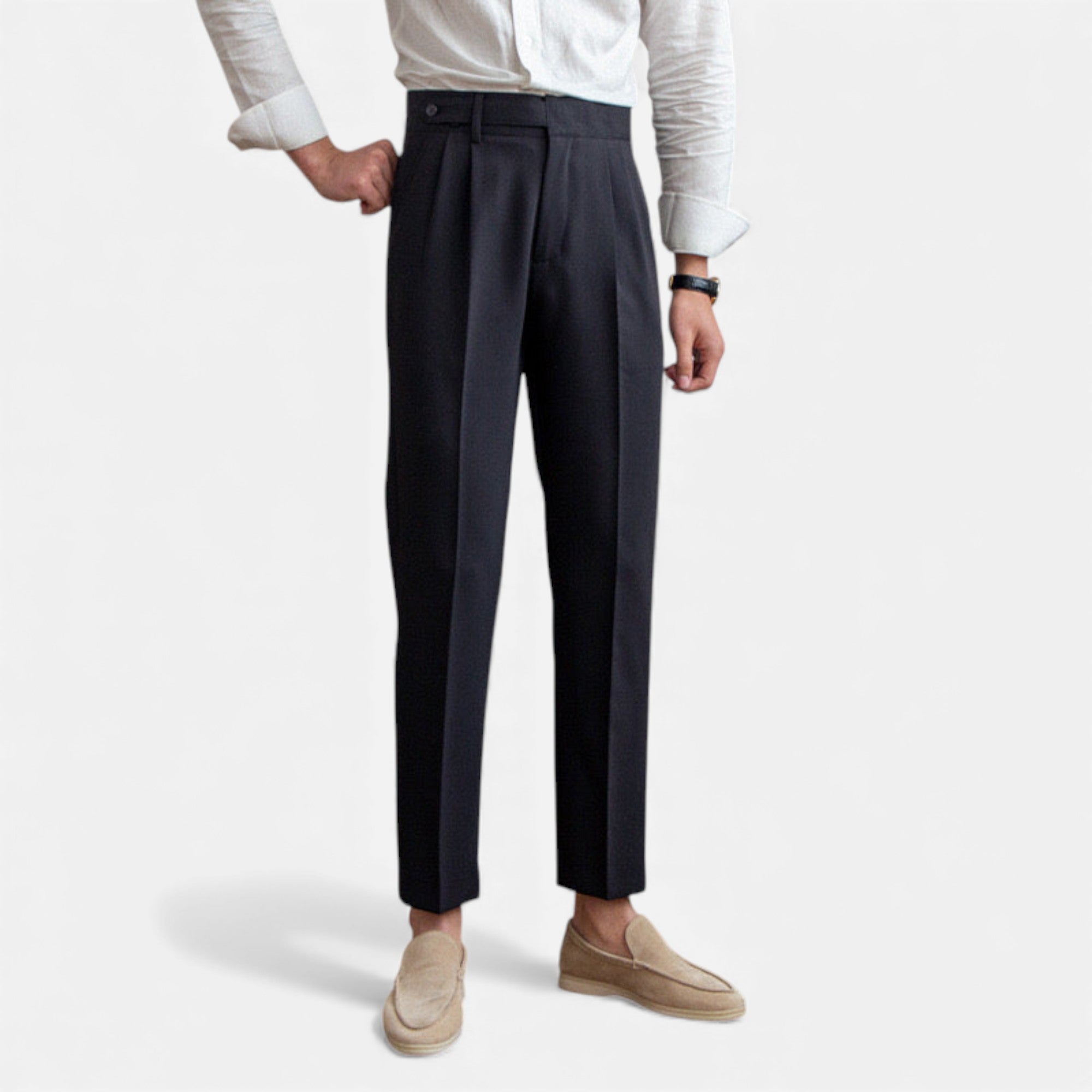 Clivou | Pantalon Homme Taille Mi-Haute