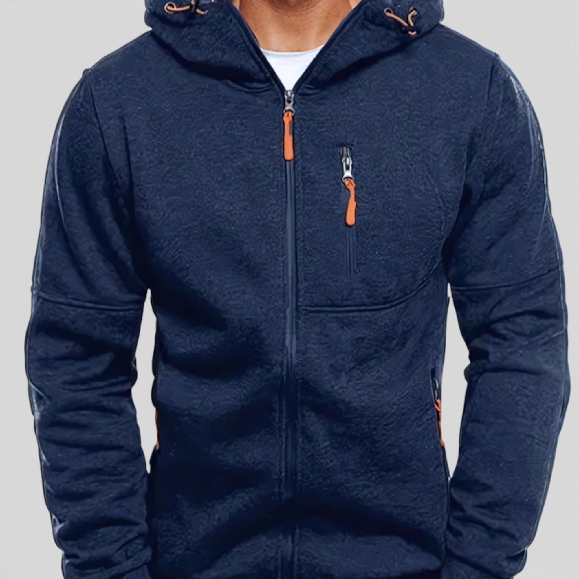 Clivou | Veste Homme à Capuche Zippée Héritage