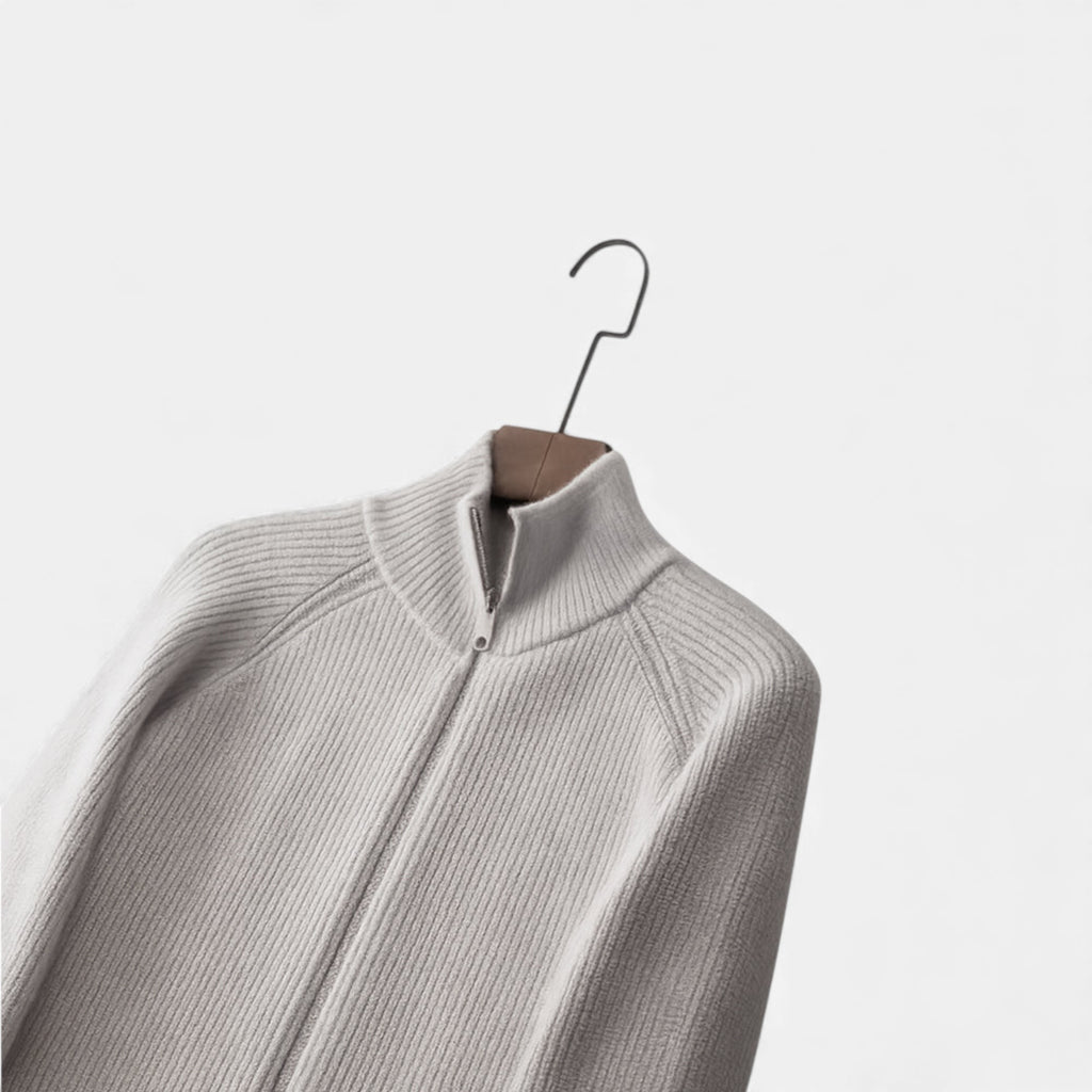 Clivou | Pull Homme en Laine Zippé