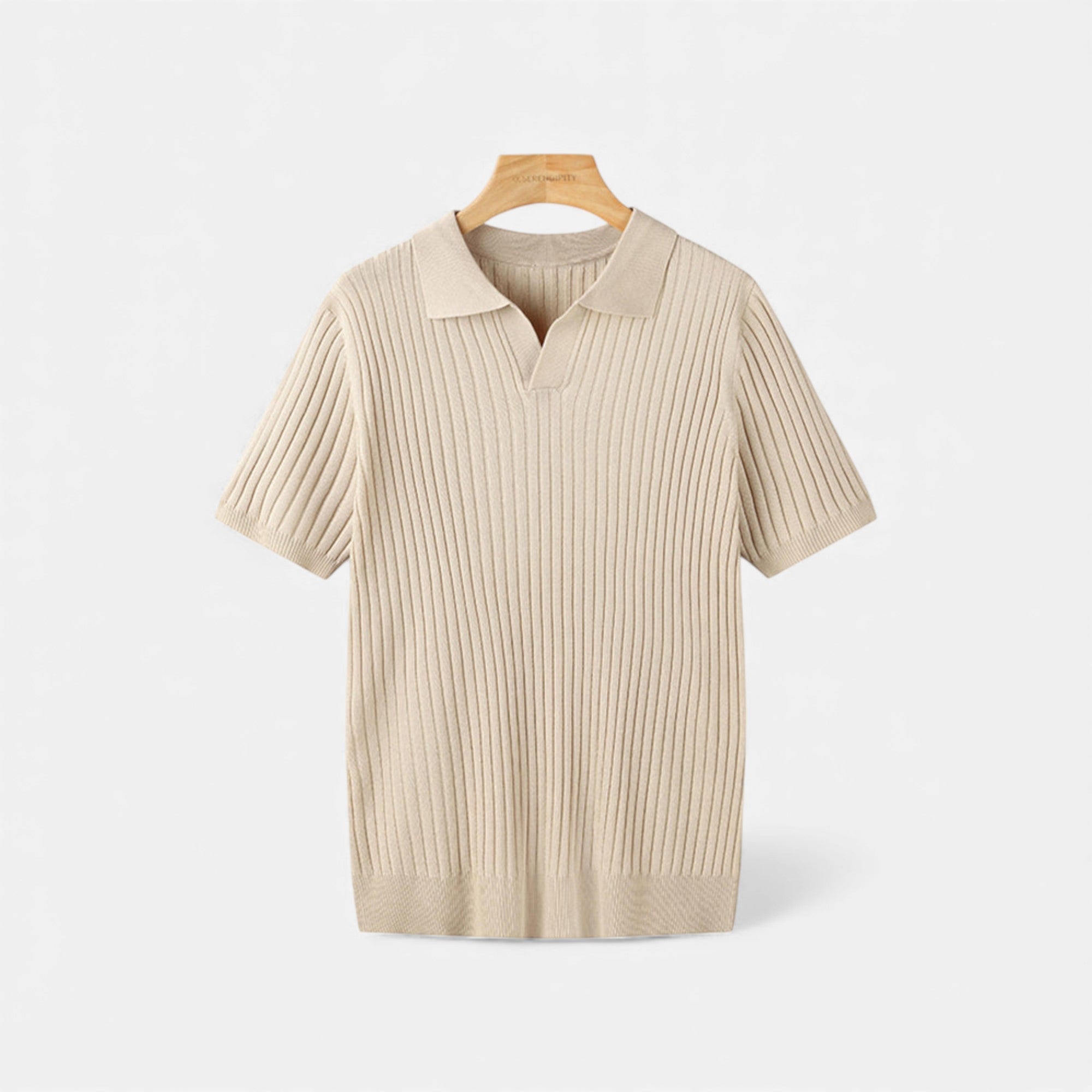 Clivou | Polo Homme Tricoté Structure Verticale