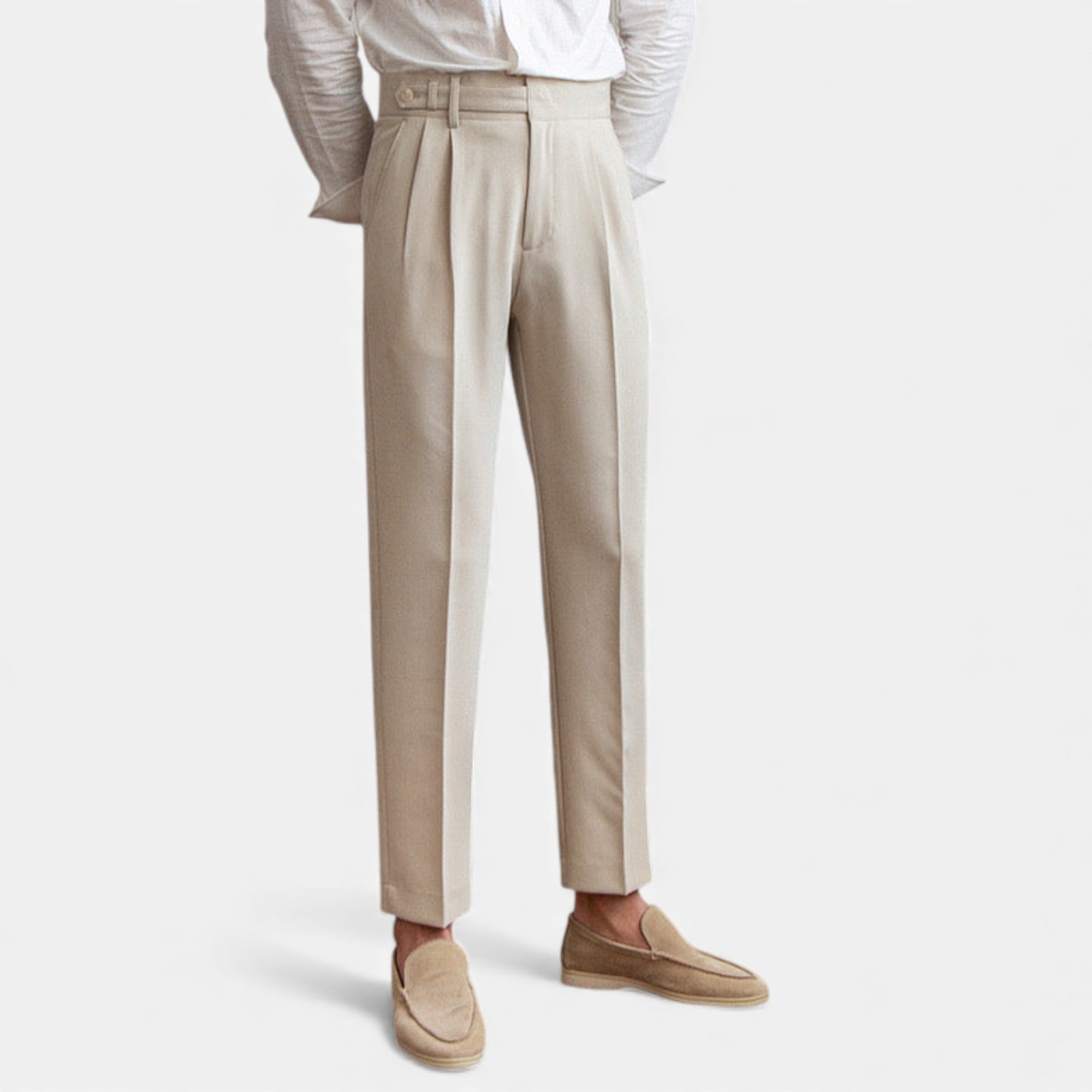 Clivou | Pantalon Homme Taille Mi-Haute