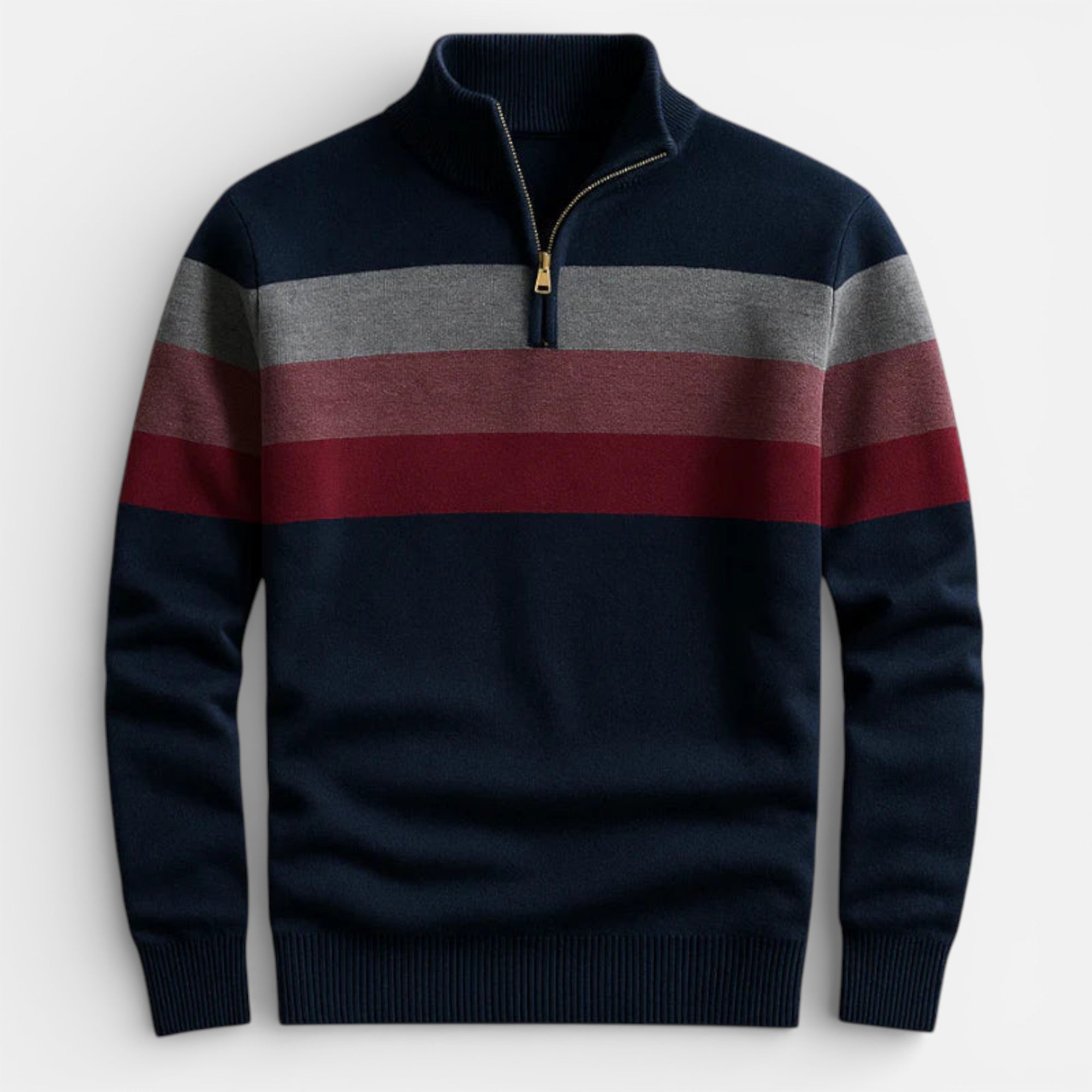 Clivou | Pull rayé Homme – Coton Riviera