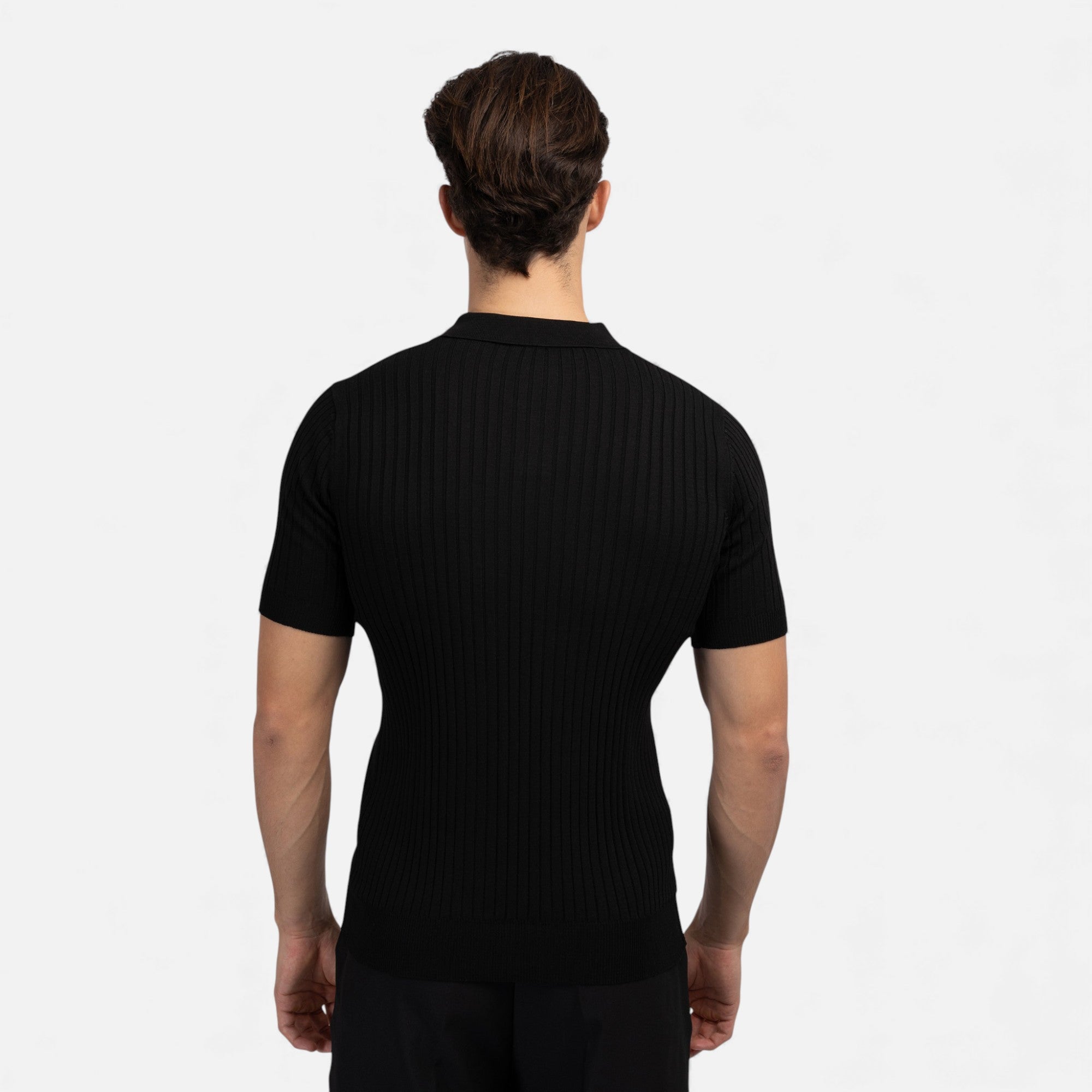 Clivou | Polo Homme Tricoté Structure Verticale
