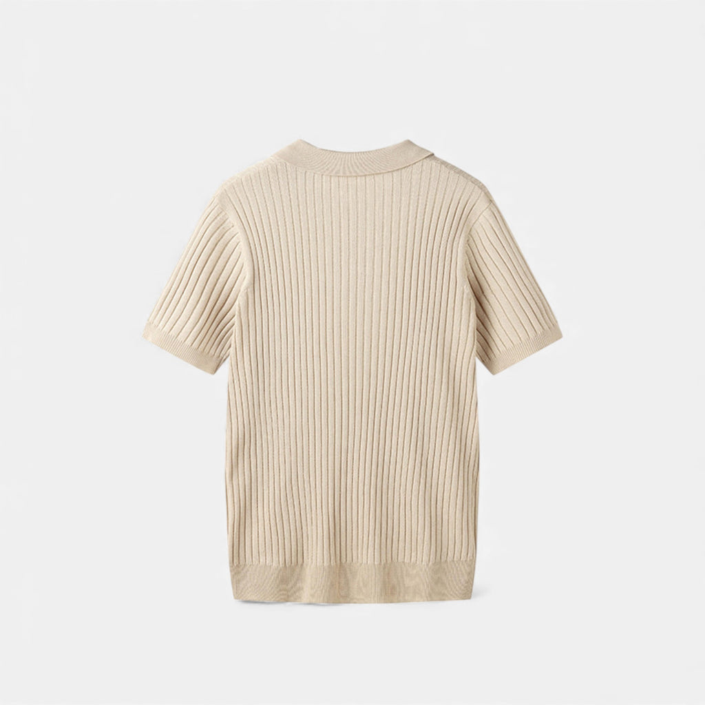 Clivou | Polo Homme Tricoté Structure Verticale