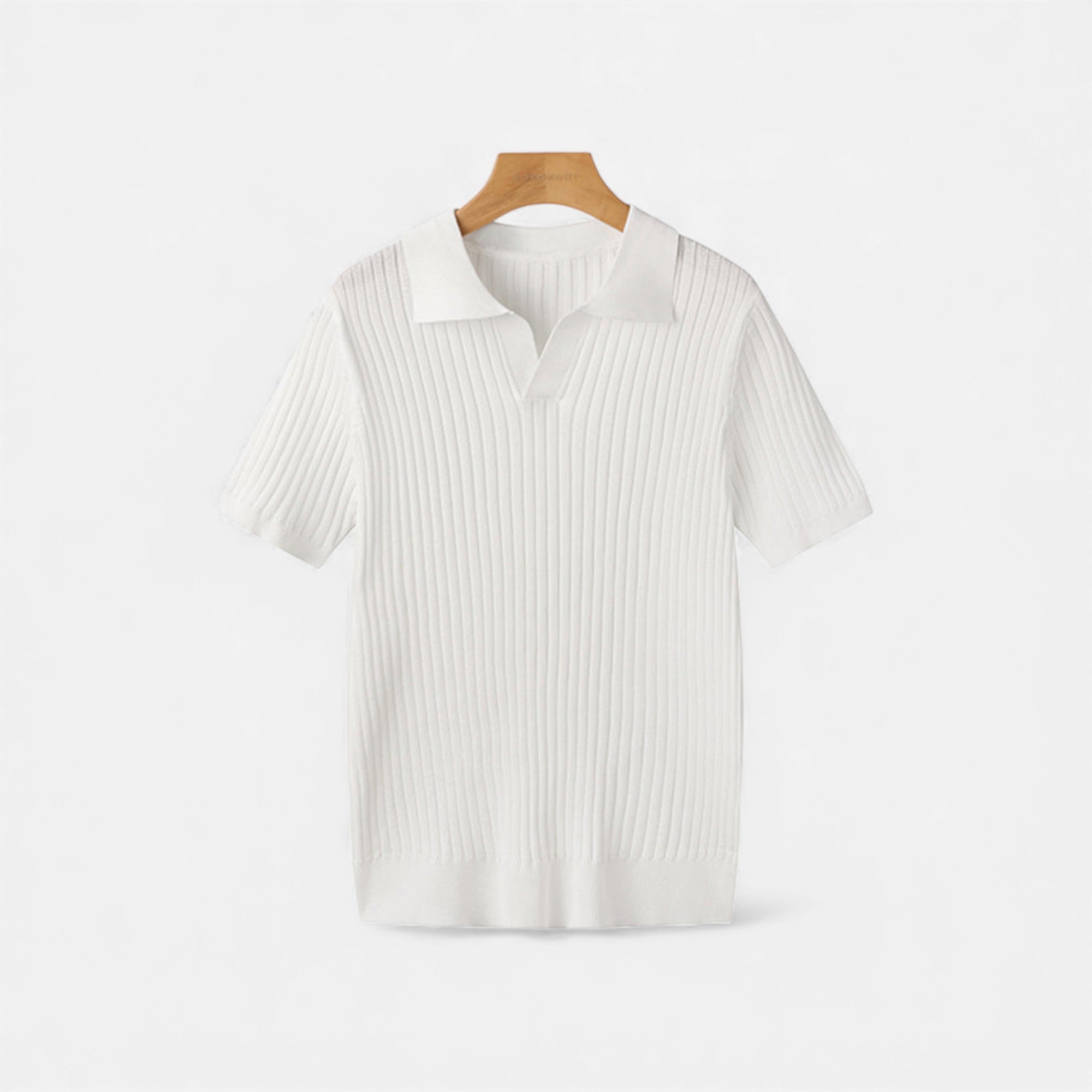 Clivou | Polo Homme Tricoté Structure Verticale