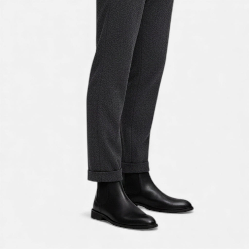 Clivou | Bottines Chelsea Homme Finition Lisse