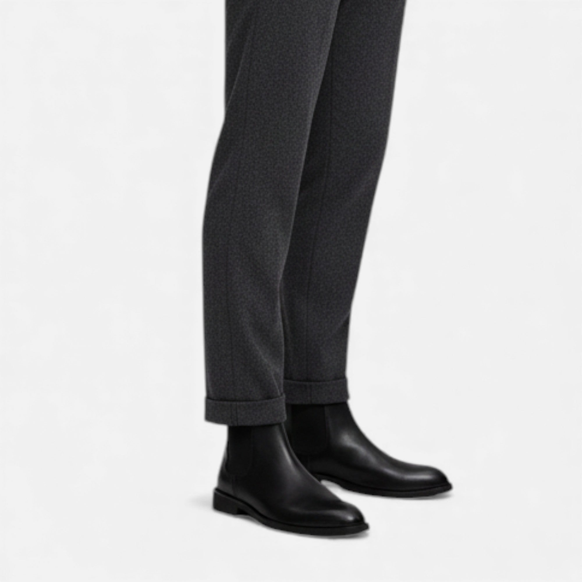 Clivou | Bottines Chelsea Homme Finition Lisse