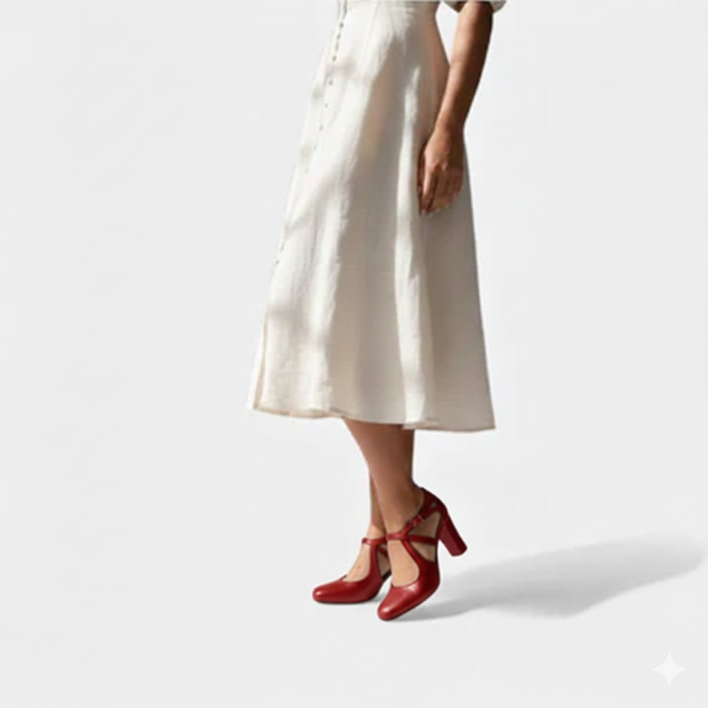 Clivou | Sandales Femme à Talon Épais Riviera