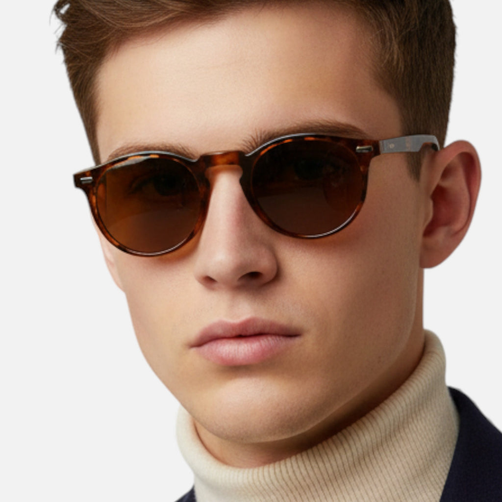 Clivou | Lunettes de Soleil Homme Monture Ronde