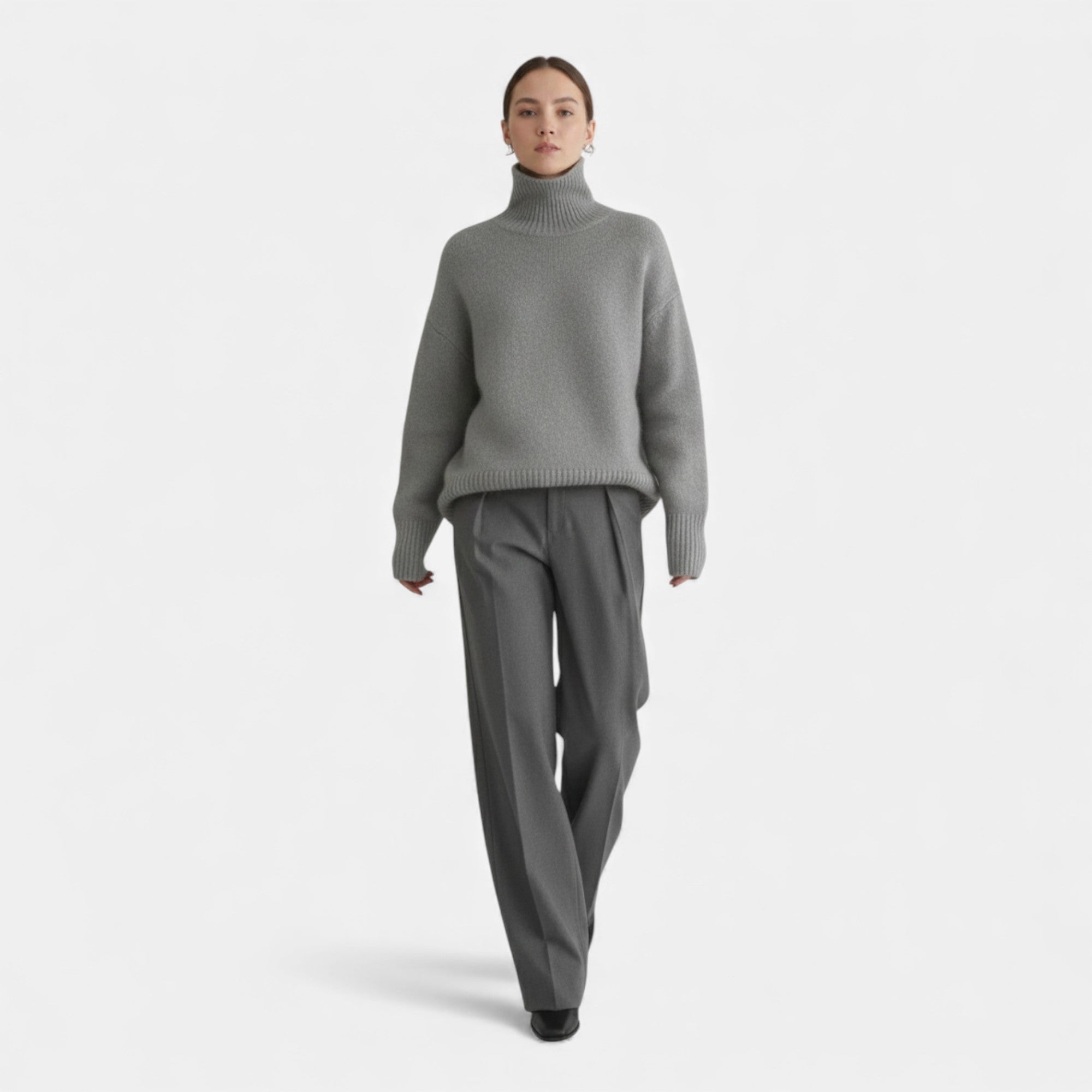 Clivou | Pull Col Roulé Femme