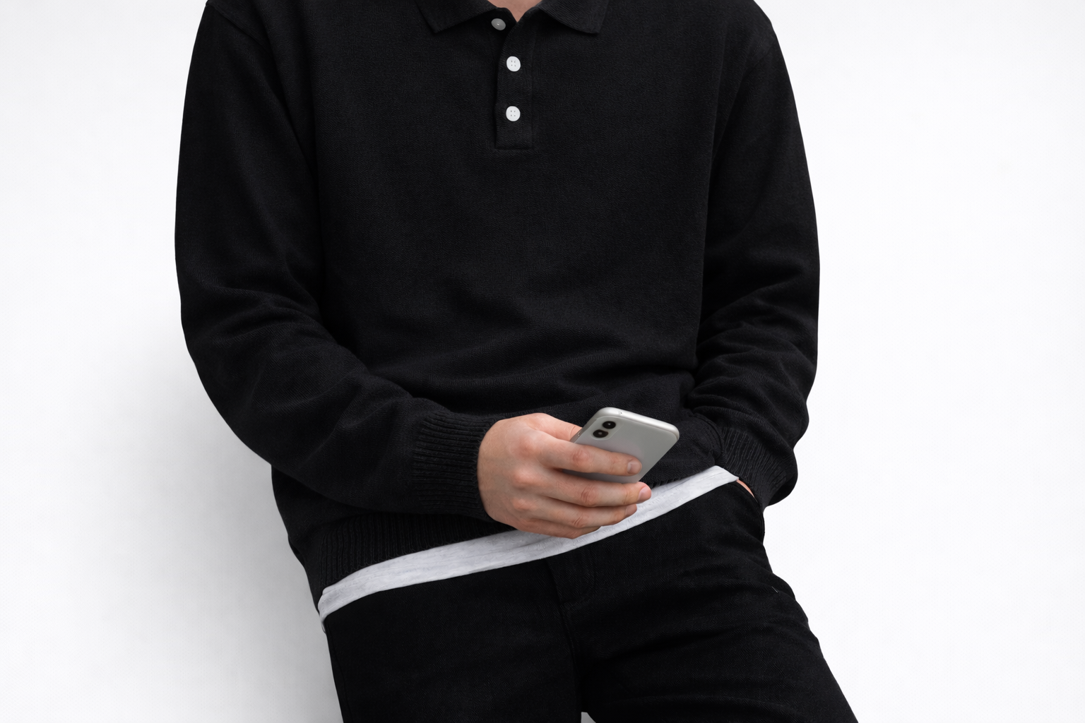 Clivou | Pull Polo Homme Como