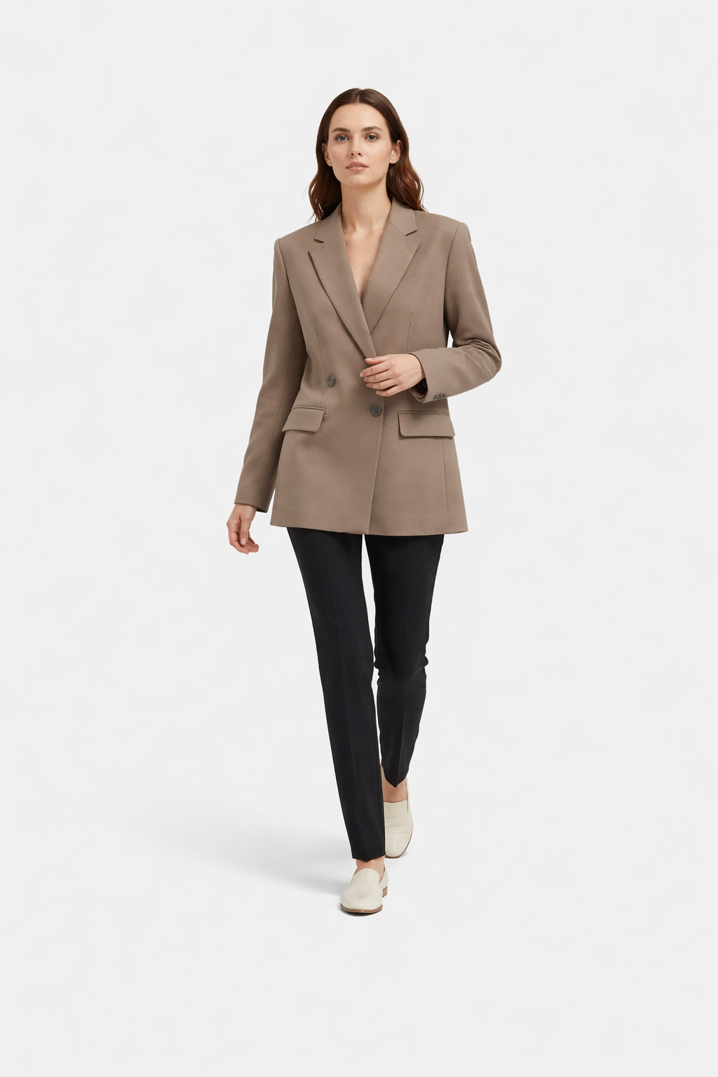 Clivou | Veste Femme à Double Boutonnage