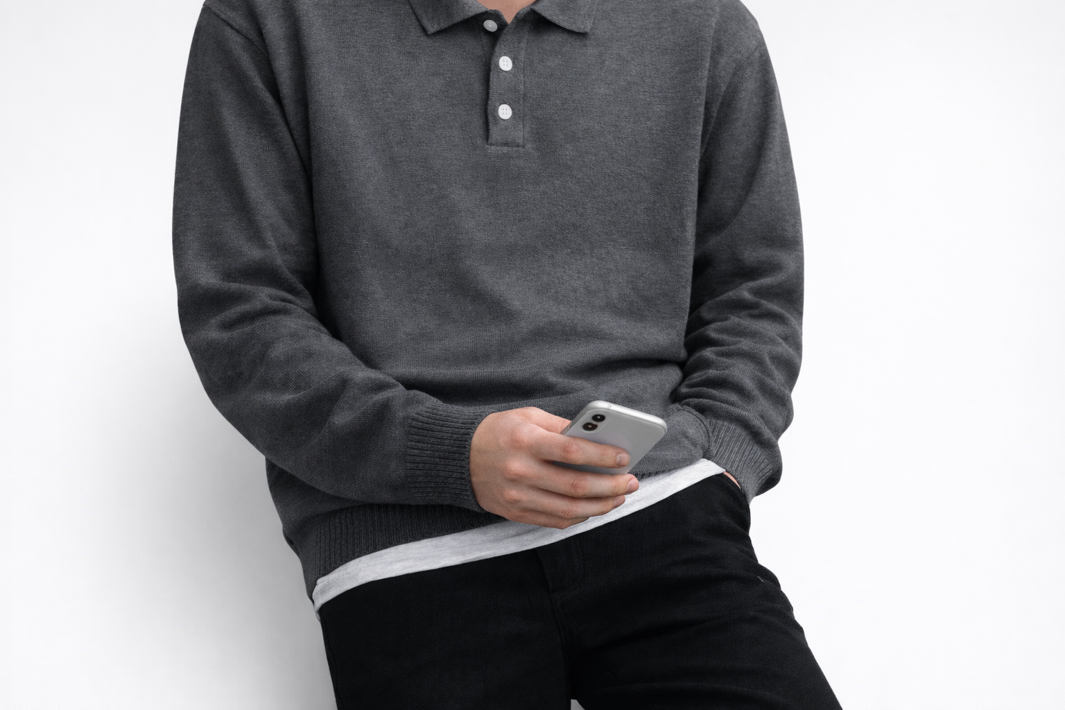 Clivou | Pull Polo Homme Como