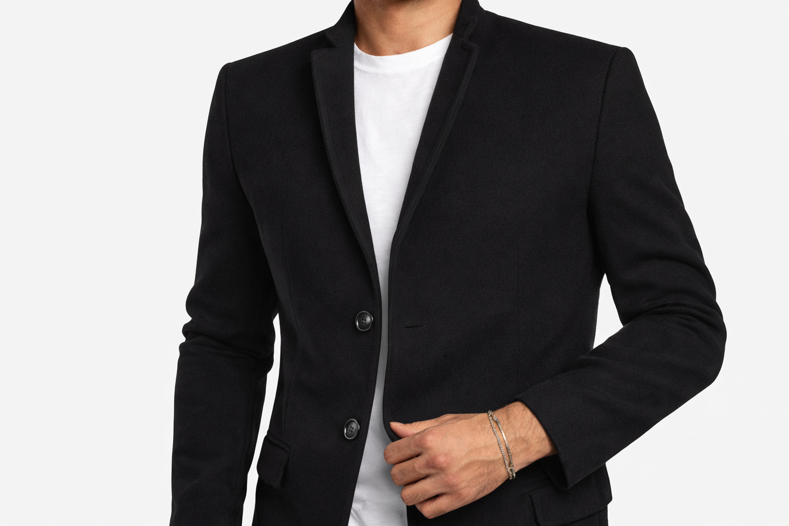 Clivou | Manteau Homme à Boutonnage Simple