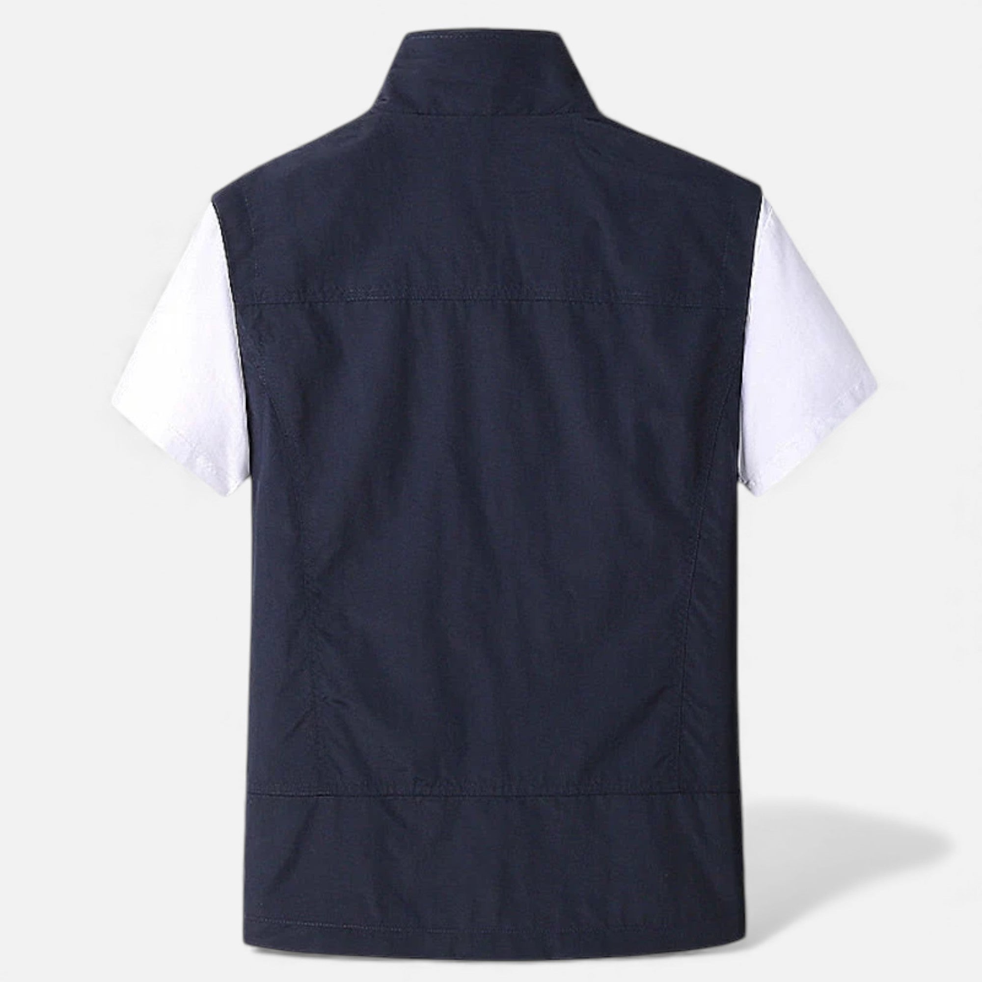 Clivou | Cardigan Homme Léger Sans Manches Zippé