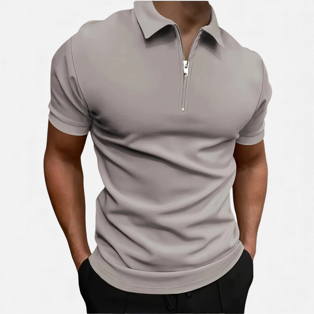 Clivou | Polo Homme à Col Zippé