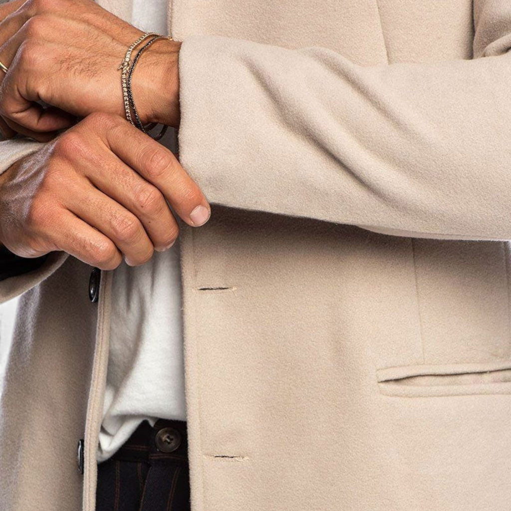 Clivou | Manteau Homme à Boutonnage Simple