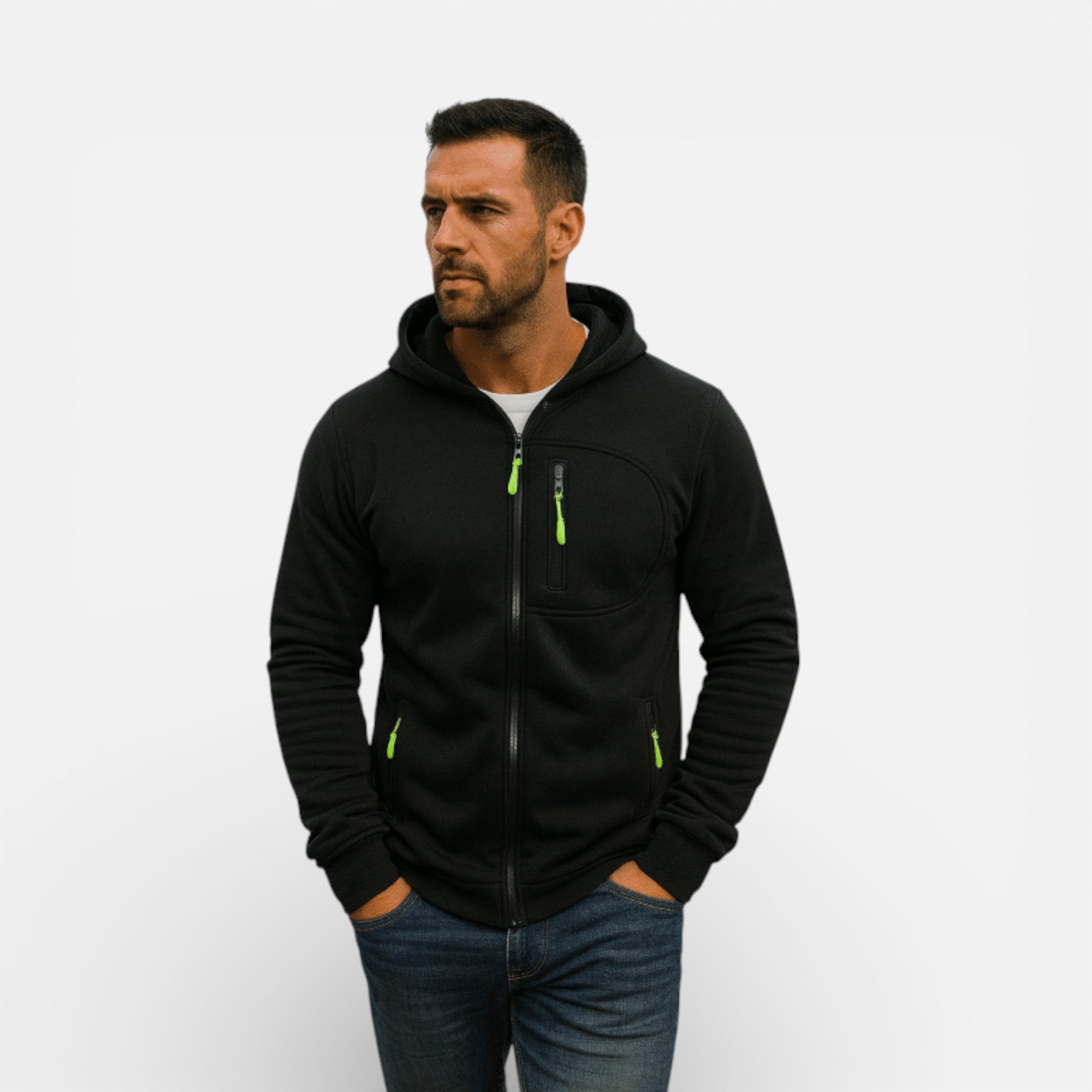 Clivou | Veste Homme à Capuche Zippée Héritage