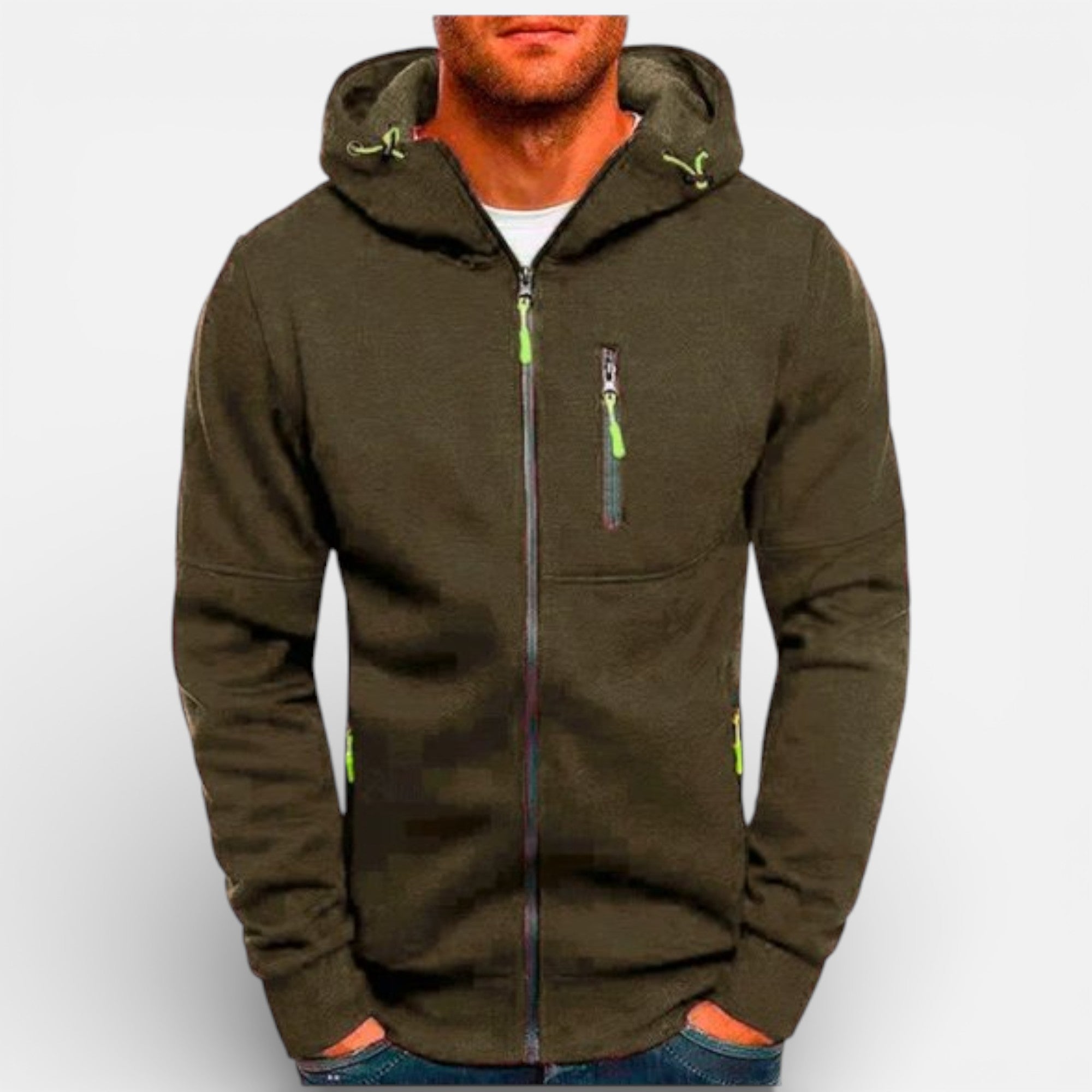 Clivou | Veste Homme à Capuche Zippée Héritage