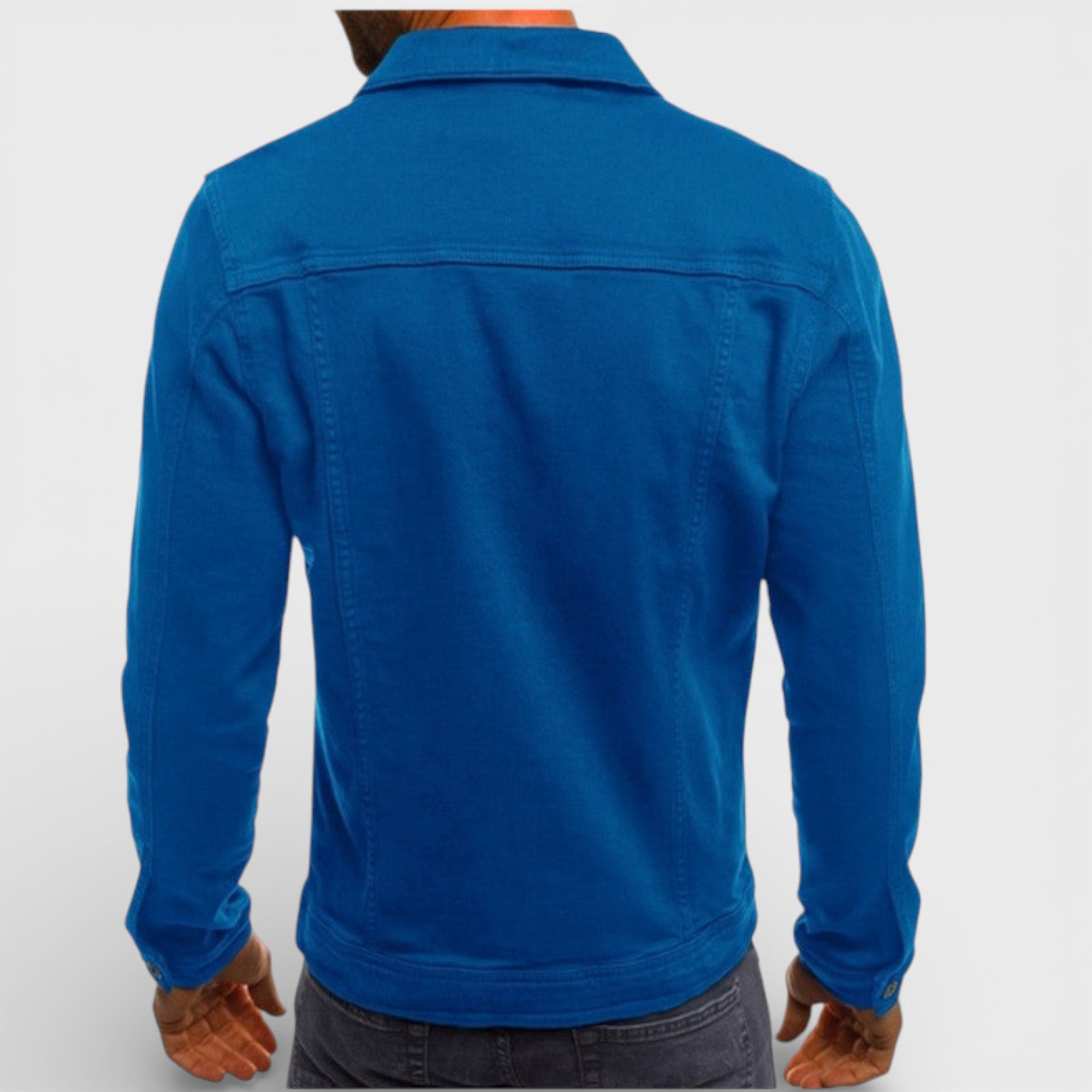 Clivou | Veste Homme Denim Droite