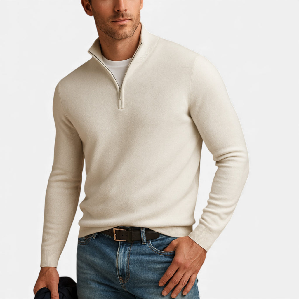 Clivou | Pull Homme à Col Zippé