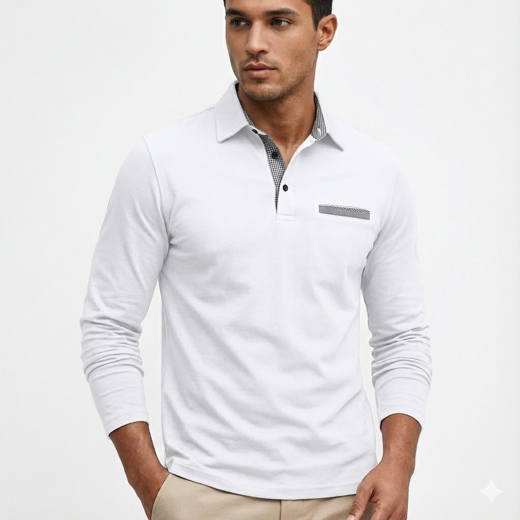 Clivou | Polo Homme à Manches Longues